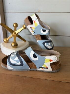 Birkenstock Kids Monster Print Sandals Size 31 (US 1)